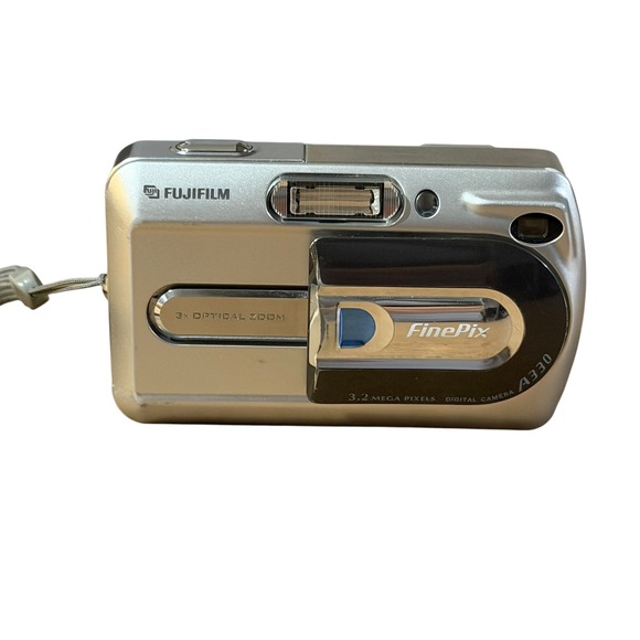 Fujifilm Other - Fujifilm FinePix A330 Silver 3.2MP Digital Camera 3x Optical Zoom Y2K Vintage
